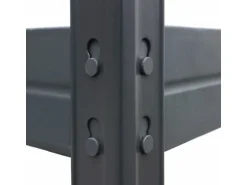 Ar Shelving Rivet Schwerlastregal 180 x 150 x 45 cm 5 Böden Anthrazit FSC®