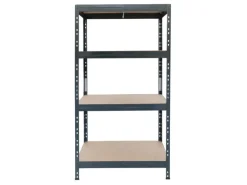 Ar Shelving Rivet Schwerlastregal 180 x 90 x 45 cm 4 Böden Anthrazit FSC®
