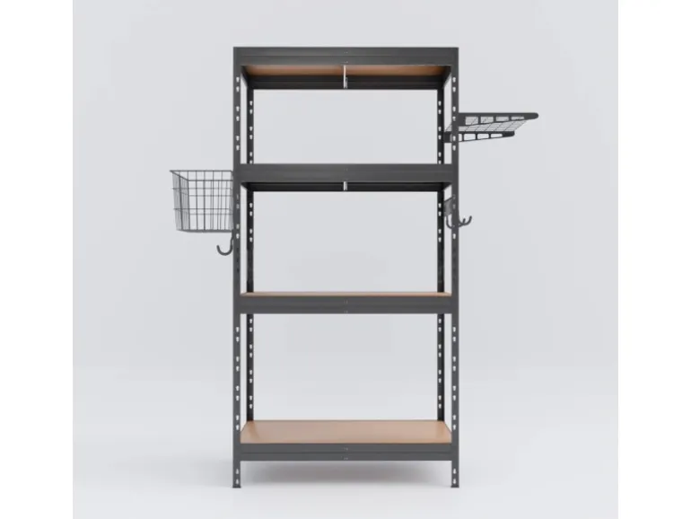 Ar Shelving Rivet Set 180 x 90 x 45 cm 4 HDF-Böden mit Rivet Zubehör