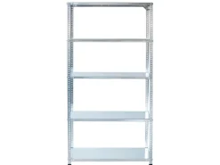 Ar Shelving Schraubregal Verzinkt 200 x 100 x 50 cm 5 Böden 100 kg