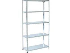 Ar Shelving Schraubregal Verzinkt 200 x 100 x 50 cm 5 Böden 100 kg