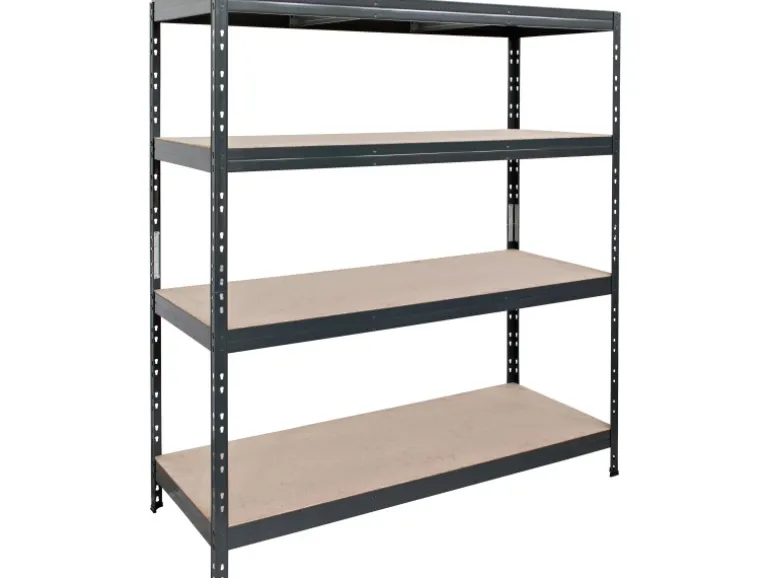 Ar Shelving Schwerlast Steckregal Rivet XL 180cm x 160cm x 60cm 4BAnthrazit FSC®