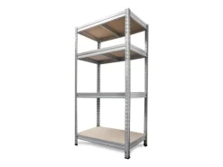 AR Shelving Schwerlast-Steckregal Bullrack Rivet Verzinkt 200 x 100 x 60 cm FSC®