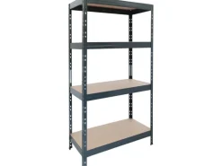 Ar Shelving Schwerlast-Steckregal Rivet S 180cm x 75cm x 35cm 4B Anthrazit FSC®