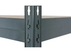 Ar Shelving Schwerlast-Steckregal Rivet S 180cm x 75cm x 35cm 4B Anthrazit FSC®
