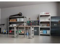 AR Shelving Schwerlast-Steckregal Bullrack Rivet Verzinkt 200 x 200 x 60 cm FSC®