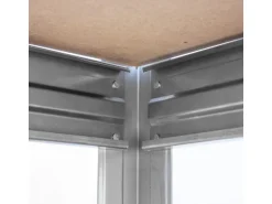 AR Shelving Schwerlast-Steckregal Bullrack Rivet Verzinkt 200 x 200 x 60 cm FSC®