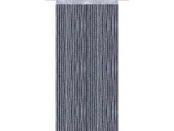 Arsvita Fadenvorhang Fadengardine Gardine Vorhang Metall-Optik 140 cm x 250 cm Stangendurchzug Silber