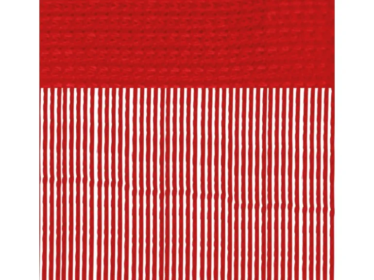 Arsvita Fadenvorhang Fadengardine Gardine Vorhang Prince 140 cm x 250 cm Rot