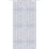 Arsvita Fadenvorhang Fadengardine Gardine Vorhang Metall-Optik 140 cm x 250 cm Stangendurchzug Weiß