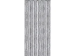 Arsvita Fadenvorhang Metall Optik Gardine Vorhang Lurex Universalband Silber 140 cm x 250 cm