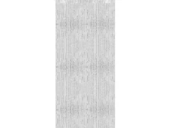 Arsvita Fadenvorhang Metall Optik Gardine Vorhang Lurex Universalband Weiß 140 cm x 250 cm