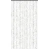 Arsvita Flauschvorhang Flauschgardine Vorhang 90 cm x 200 cm Unistreifen Weiß