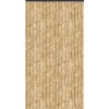 Arsvita Flauschvorhang Flauschgardine Vorhang 90 cm x 220 cm Unistreifen Beige