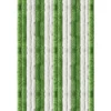 Arsvita Flauschvorhang Flauschgardine Vorhang 100 cm x 220 cm Unistreifen Grün Weiß
