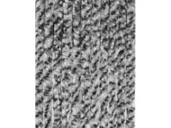 Arsvita Flauschvorhang Flauschgardine Vorhang 90 cm x 220 cm Meliert Schwarz Grau Weiß
