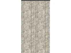 Arsvita Flauschvorhang Flauschgardine Vorhang 100 cm x 200 cm Unistreifen Grau