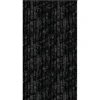 Arsvita Flauschvorhang Flauschgardine Vorhang 56 cm x 185 cm Unistreifen Schwarz