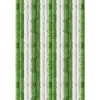 Arsvita Flauschvorhang Flauschgardine Vorhang 140 cm x 200 cm Unistreifen Grün Weiß