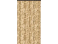 Arsvita Flauschvorhang Flauschgardine Vorhang 56 cm x 185 cm Unistreifen Beige