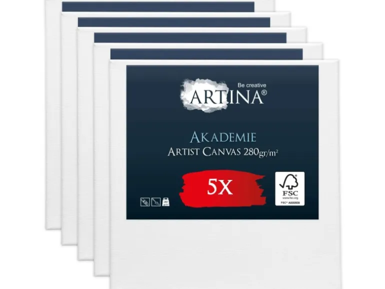 Artina Akademie Keilrahmen 50x50cm FSC 5tlg
