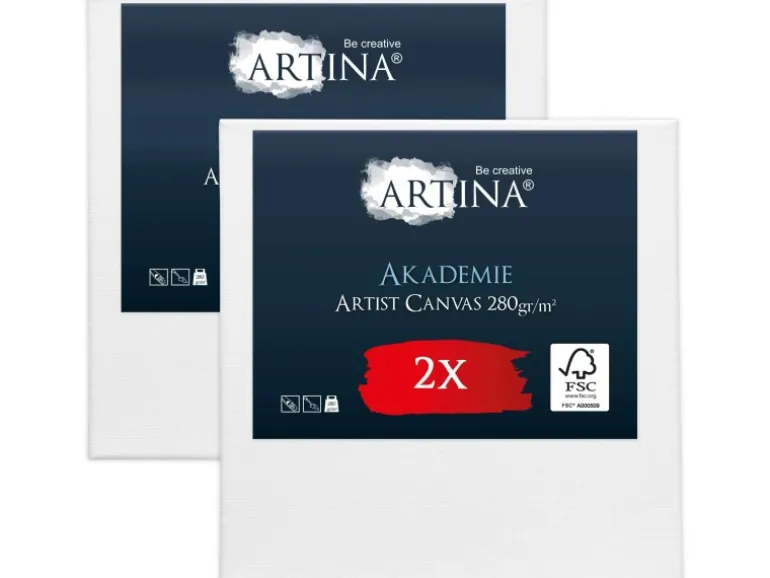 Artina Akademie Keilrahmen 50x50cm FSC 2tlg