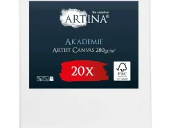 Artina Akademie Keilrahmen 15x15cm FSC 20tlg