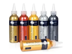 Artina Metallic Crylic Acrylfarbenset 6x150 ml