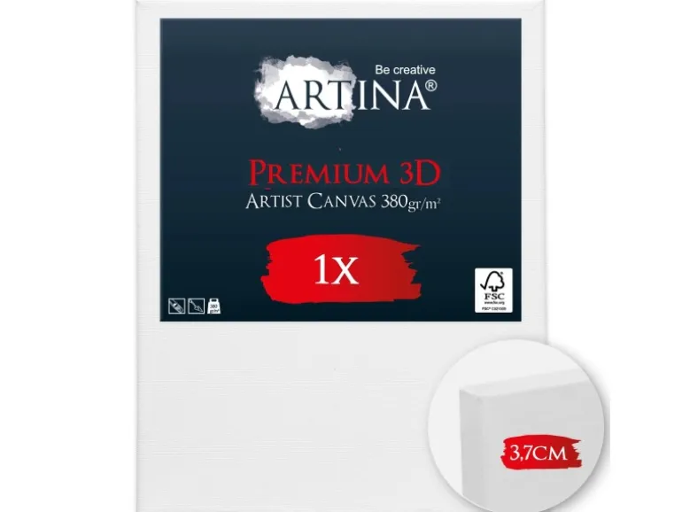 Artina Premium 3D Keilrahmen 80x100cm FSC