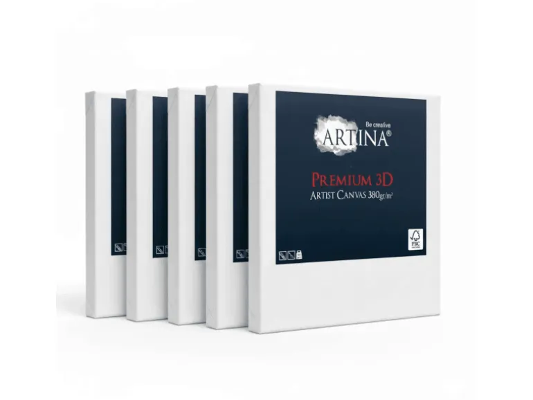 Artina Premium 3D Keilrahmen 60x60cm FSC 5tlg