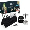 Artina Set Elba mit Pinselhalter, Pinselwäscher, Pinsel, Malspachtel, Tasche