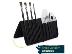 Artina Set Elba mit Pinselhalter, Pinselwäscher, Pinsel, Malspachtel, Tasche