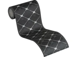 A.S. Création Borte selbstklebend Geometrisch 5 m x 17 cm Schwarz-Grau