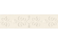 A.S. Création Borte selbstklebend Ornament 5 m x 15 cm Creme-Silber