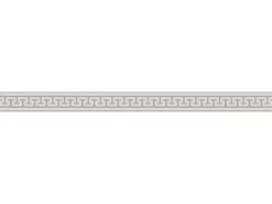A.S. Création Borte selbstklebend Mäander 5 m x 4 cm Grau-Metallic