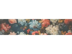 A.S. Création Selbstklebende Bordüre mit Blüten in Rot Blau 5 m x 0,17 m