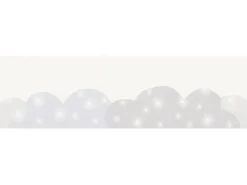 A.S. Création Selbstklebende Bordüre mit Wolken in Blau Grau 5 m x 0,17 m