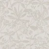 A.S. Création Tapete Blätter Grau und Beige 53 cm x 10,05 m AS-389243