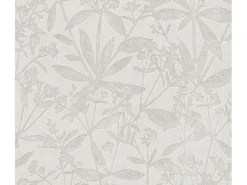 A.S. Création Tapete Blätter Grau und Beige 53 cm x 10,05 m AS-389243