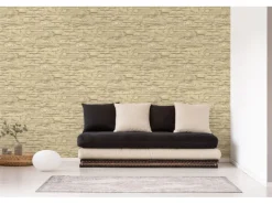 A.S. Création Tapete Stein-Optik Beige und Creme-Beige 53 cm x 10,05 m AS-707130