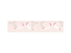 A.S. Création Tapetenbordüre Einhörner Violettrosa und Lila 0,13 x 5 m AS-369903