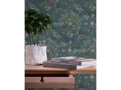 A.S. Création Vliestapete Barock Ornament Grün Blau Vintage FSC®