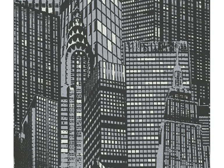 A.S. Création Vliestapete Day & Night Skyline FSC®