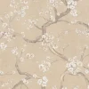 A.S. Création Vliestapete Floral Creme Braun Weiß Metallic 10,05 m x 0,53 m