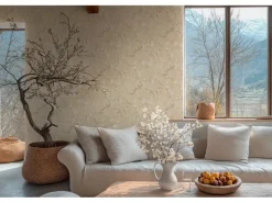 A.S. Création Vliestapete Floral Creme Braun Weiß Metallic 10,05 m x 0,53 m