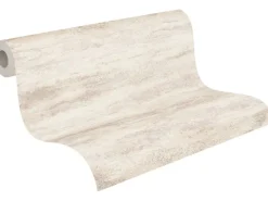 A.S. Création Vliestapete Putzoptik Creme