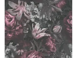 A.S. Création Vliestapete Rosen Grau Rosa