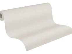 A.S. Création Vliestapete Uni Textiloptik Beige FSC®