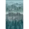 A.S. Creation Fototapete Wald 1,59 m x 2,8 m Blau-Grau FSC®