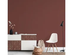 AS Creation Tapete Pop Up Panel Selbstklebend Ornament 250 x 52 cm Rot-Gold FSC®